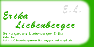 erika liebenberger business card